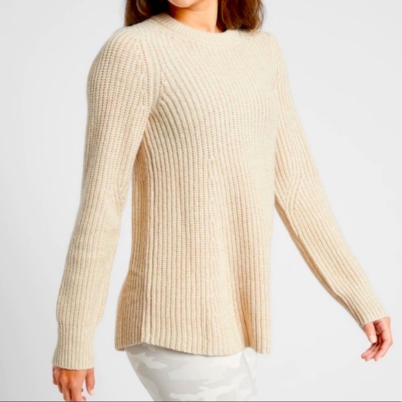 ATHLETA Sierra Sweater oatmeal NWT new - Picture 3 of 8